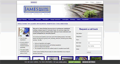 Desktop Screenshot of jamesbuildingservices.com